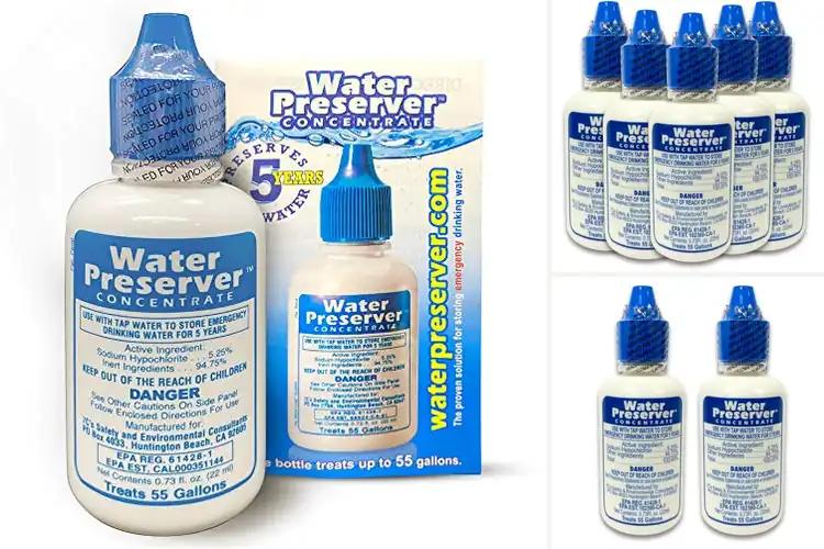 Detailed view of Best 5-Year Water Preservers