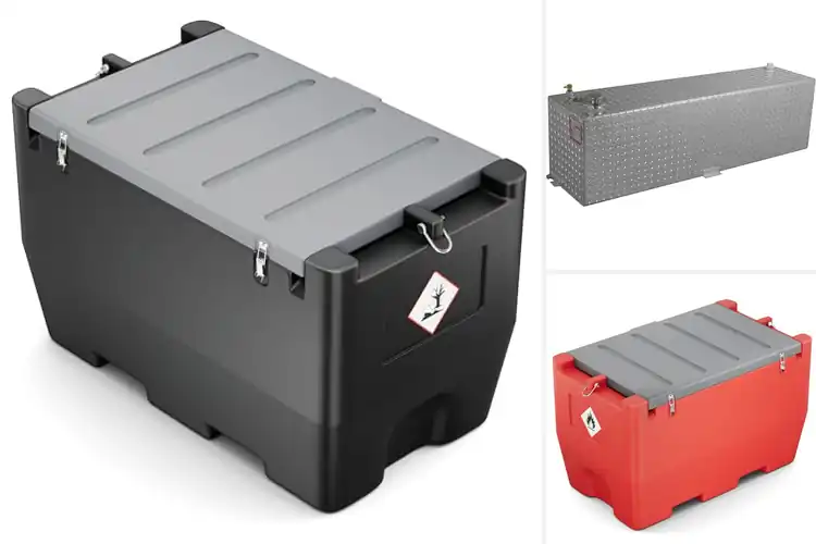 Detailed view of Best 50 Gallon Fuel Transfer Tanks