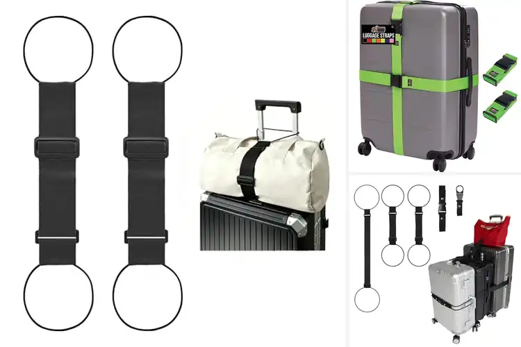 Detailed view of Best Adjustable Luggage Straps: Keep Your Bags Secure