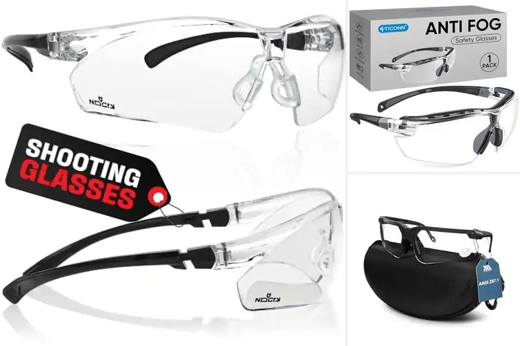 Detailed view of Best Anti-Fog Shooting Glasses