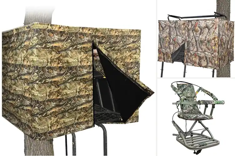 Detailed view of Best Camouflage Treestands: Stay Hidden, Hunt Comfortably