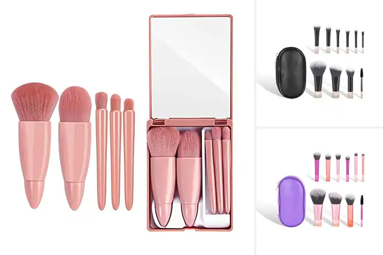 Detailed view of Best Compact Makeup Brushes: 10 Mini Sets for Travel Glam
