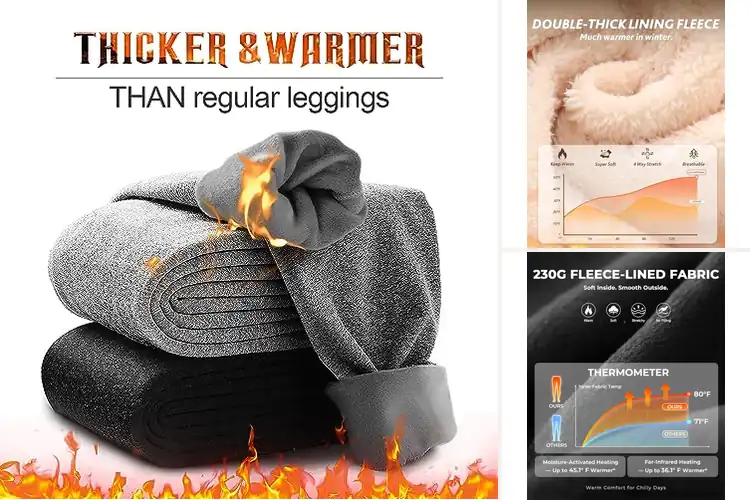 Detailed view of Best Fleece Lined Leggings: Stay Warm All Winter