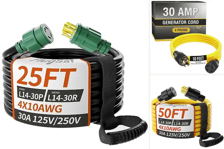 Detailed view of Best Generator Extension Cables