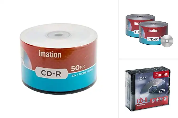 Detailed view of Best Imation CDs – Fast, Reliable Storage for All