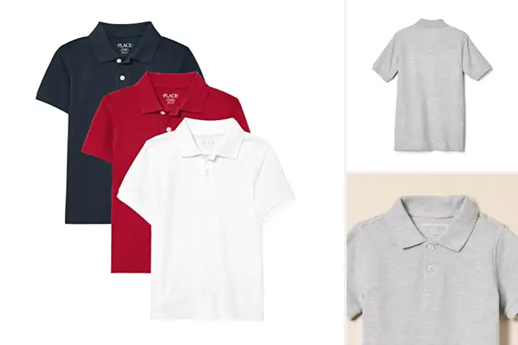 Detailed view of Best Kids’ Cotton Polos