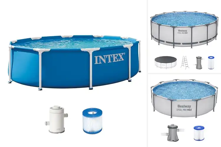 Detailed view of Best Metal Frame Pools
