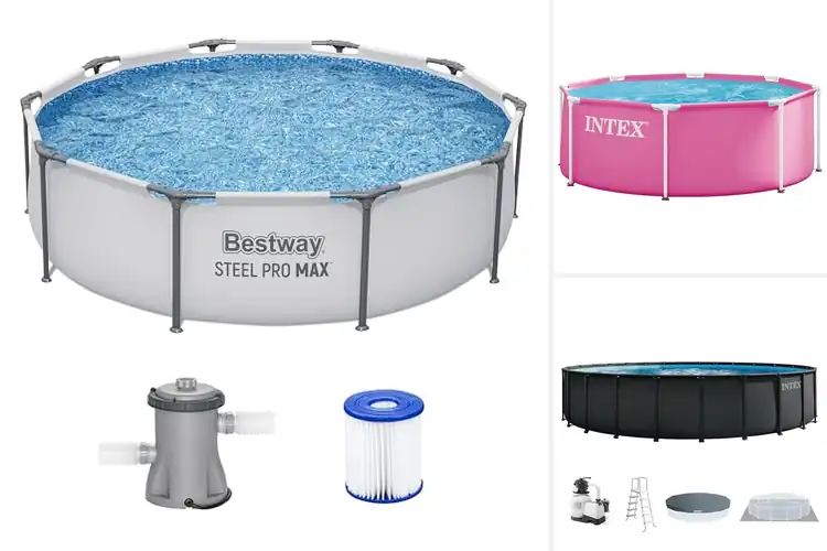 Detailed view of Best Round Frame Pools