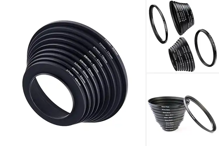 Detailed view of Best Step Up Filter Rings