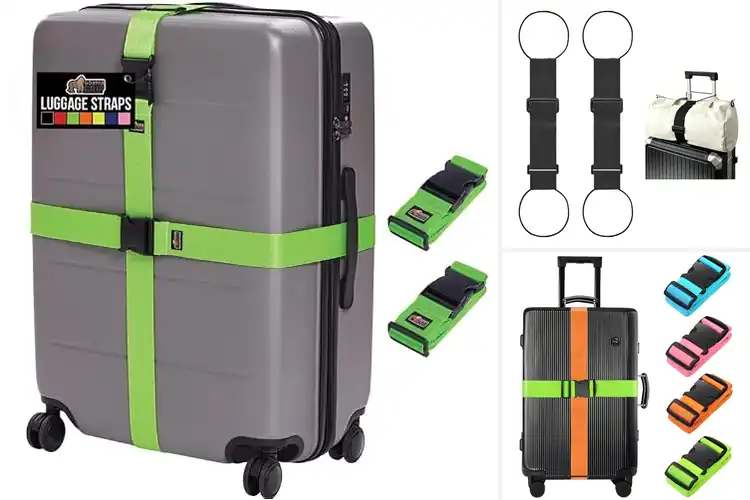Detailed view of Best Travel Luggage Straps: Secure, Lightweight & Stylish