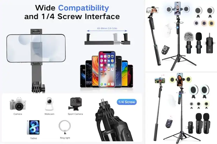 Detailed view of Best Vlogging Tripods For Content Creators