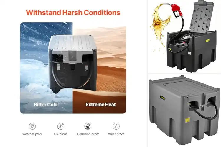 Detailed view of Best Weatherproof Fuel Transfer Tanks